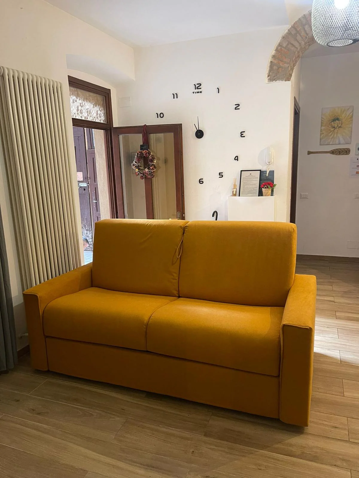 Divano letto Sofa Italia installato a casa di Giulia P.