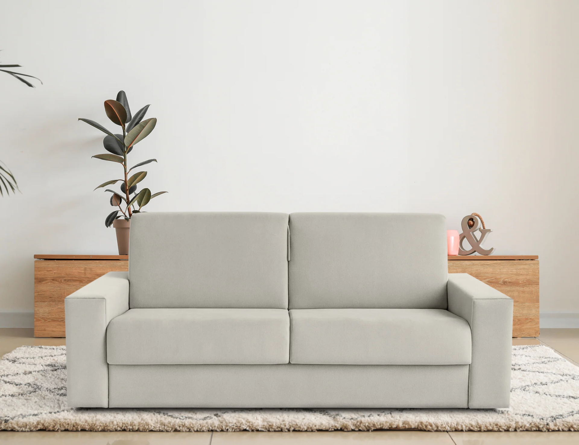 Divano letto Sofa Italia colore Beige